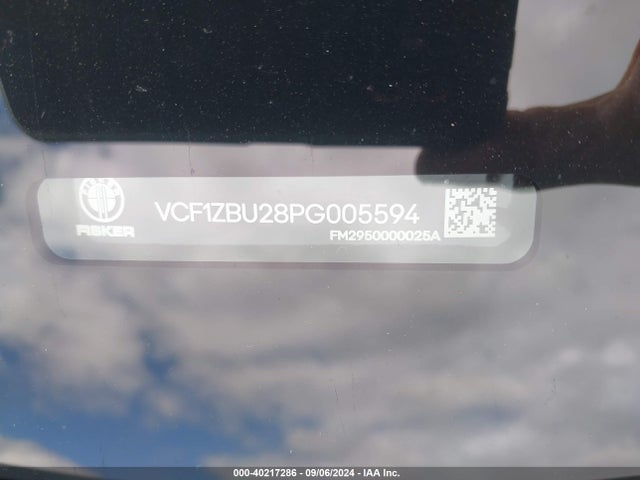 Fisker Ocean One 2023 VCF1ZBU28PG005594 Image 9