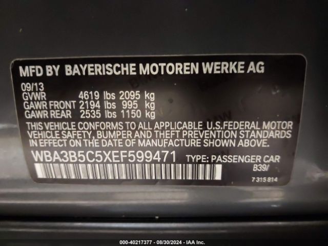 WBA3B5C5XEF599471 BMW 328i Xdrive