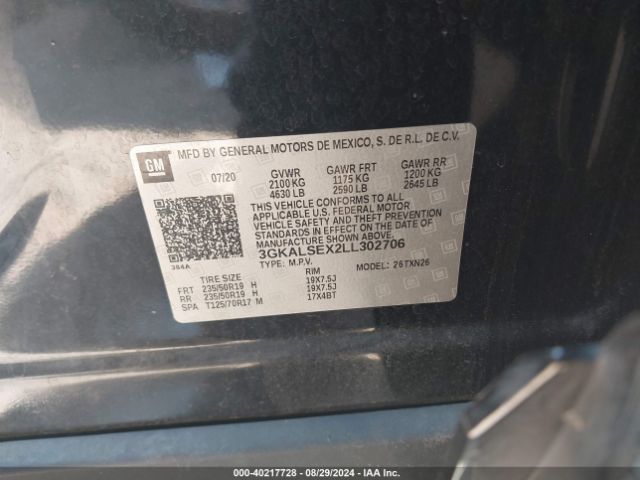 3GKALSEX2LL302706 GMC Terrain Fwd Denali
