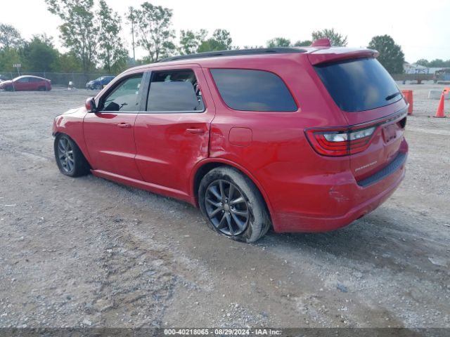 1C4RDHDG6JC261490 Dodge Durango Gt Rwd