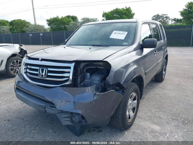 5FNYF3H20FB021658 Honda PILOT LX