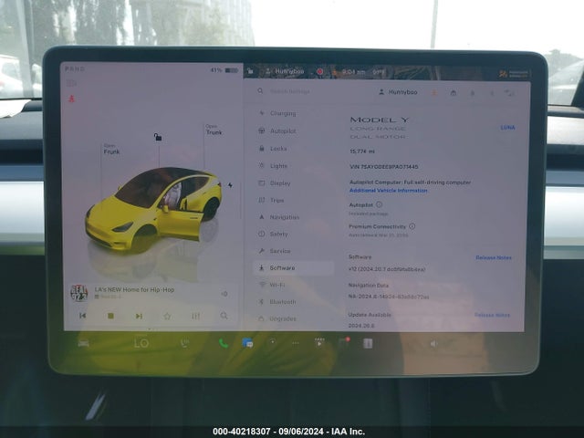 7SAYGDEE9PA071445 Tesla Model Y Awd/long Range Dual Motor All-wheel Drive
