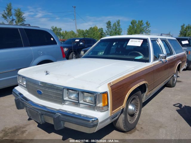 1991 FORD CROWN VICTORIA 2FACP79F2MX125734 Photo 1
