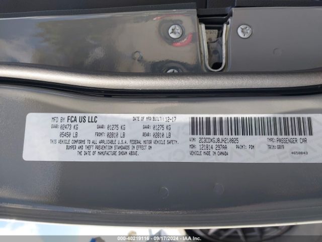 2C3CDXGJ8JH210825 Dodge Charger R/t Scat Pack