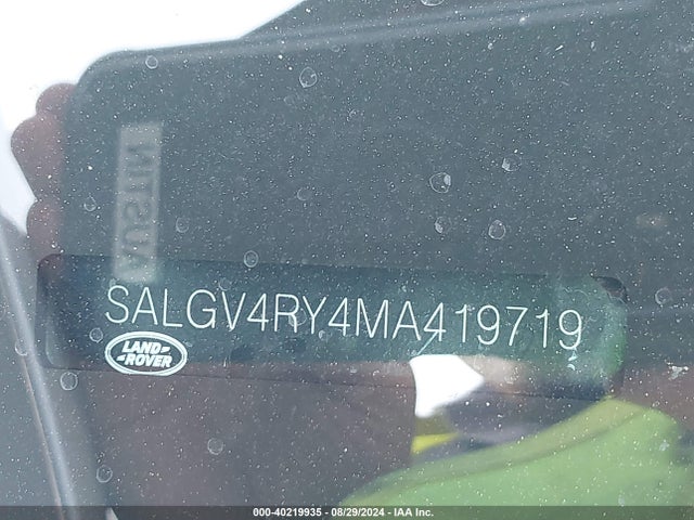 SALGV4RY4MA419719 Land Rover Range Rover Autobiography