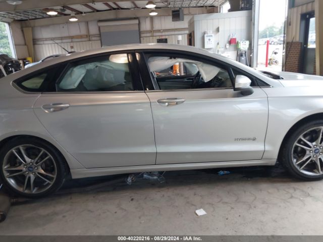 3FA6P0LU7JR208906 Ford Fusion Hybrid Se