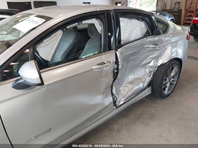 3FA6P0LU7JR208906 Ford Fusion Hybrid Se