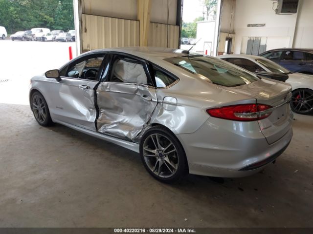 3FA6P0LU7JR208906 Ford Fusion Hybrid Se