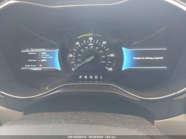 3FA6P0LU7JR208906 Ford Fusion Hybrid Se