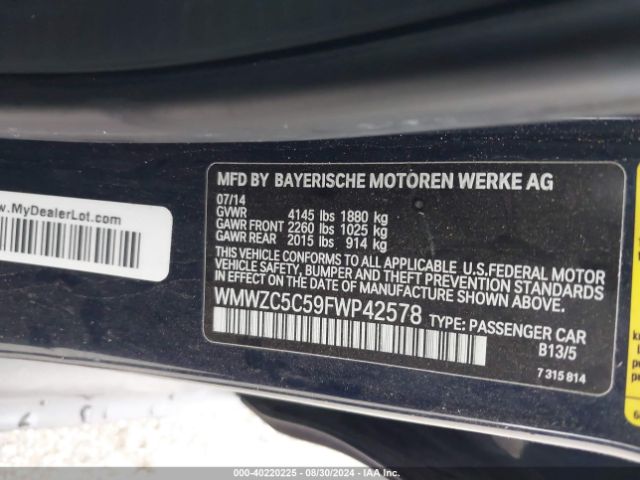 WMWZC5C59FWP42578 Mini Countryman Cooper S