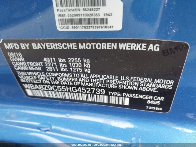 BMW 330i Gran Turismo Xdrive 2017 WBA8Z9C55HG452739 Image 9