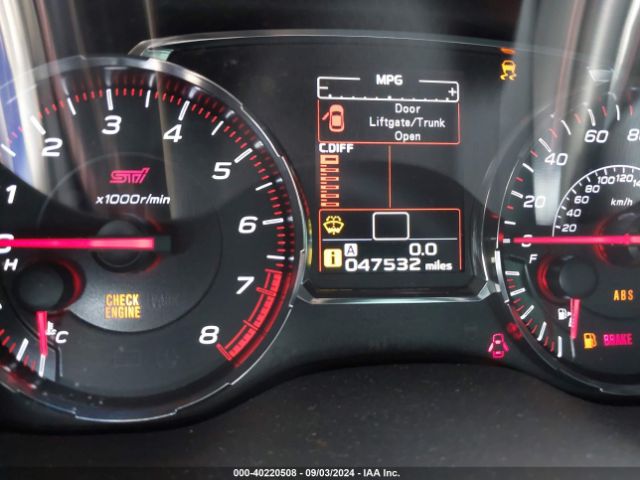 JF1VA2S67K9800556 Subaru Wrx Sti