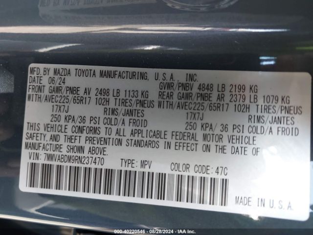 7MMVABDM9RN237470 Mazda Cx-50 2.5 S Premium