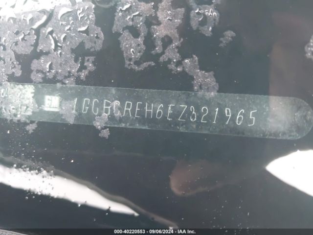 1GCRCREH6EZ321965 Chevrolet Silverado 1500 1lt