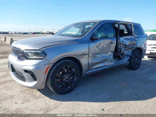 1C4RDHAG6MC825308 Dodge Durango Sxt Plus Rwd