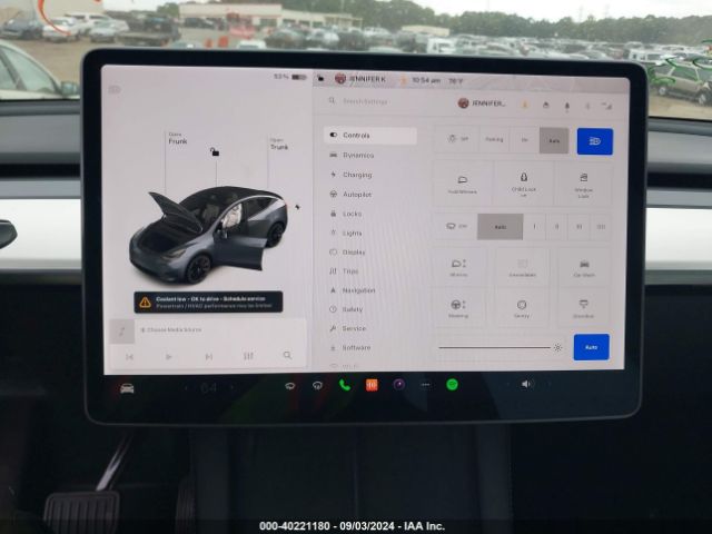 7SAYGDEE4NF327183 Tesla Model Y Long Range Dual Motor All-wheel Drive