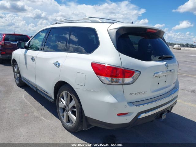 5N1AR2MN6EC666924 Nissan Pathfinder Platinum