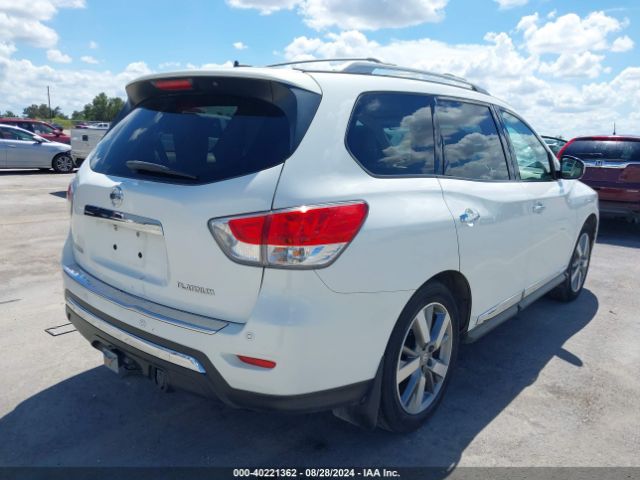5N1AR2MN6EC666924 Nissan Pathfinder Platinum