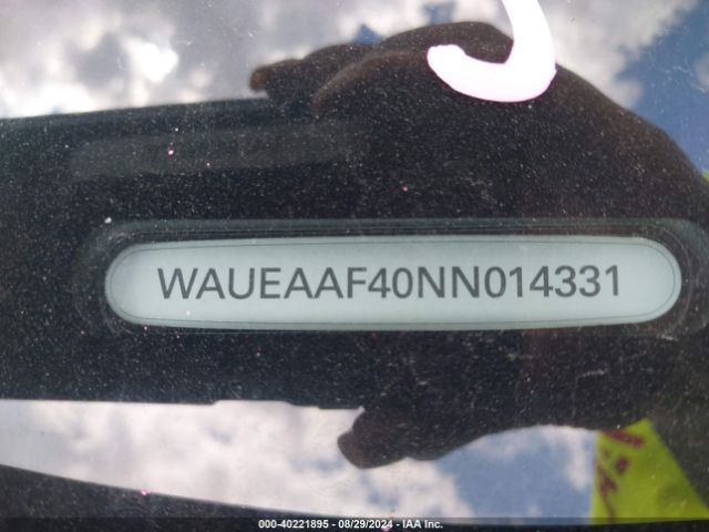 WAUEAAF40NN014331 Audi A4 Premium Plus 45 Tfsi S Line Quattro S Tronic