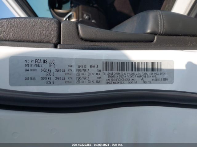 1C4RJEAG1HC618760 Jeep Grand Cherokee Laredo 4x2