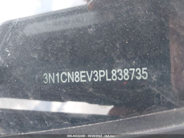 3N1CN8EV3PL838735 Nissan Versa 1.6 Sv Xtronic Cvt