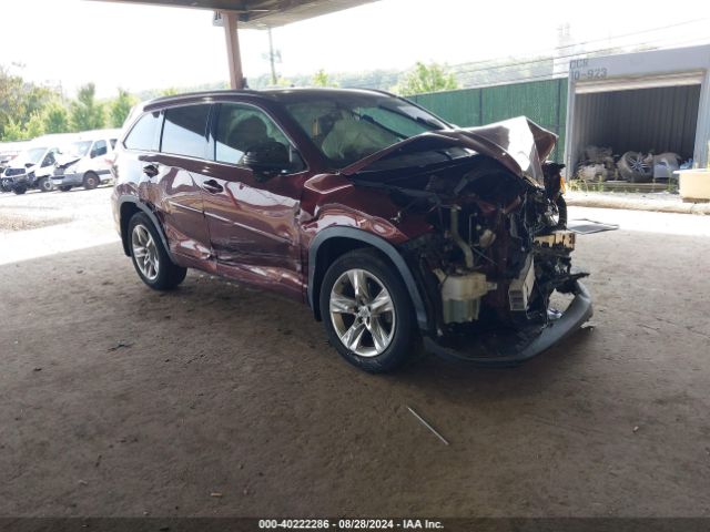 Toyota Highlander Limited V6 2015 5TDDKRFH5FS098736 Image 1