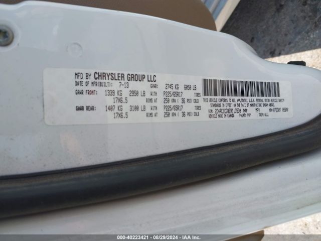 2C4RC1CG8ER113530 Chrysler Town & Country Touring-l