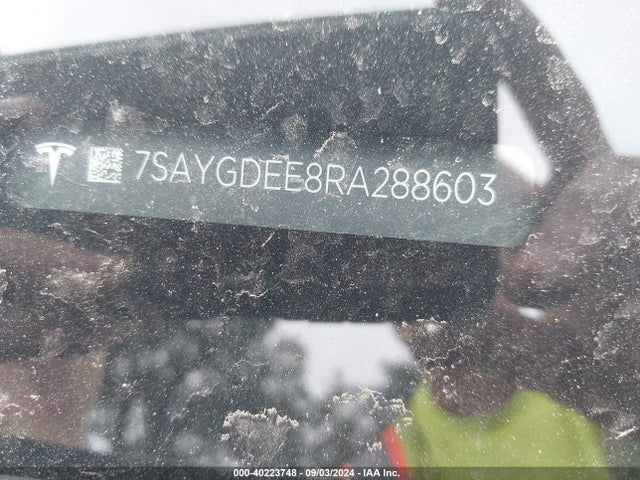 2024 TESLA MODEL Y 7SAYGDEE8RA288603 Photo 8