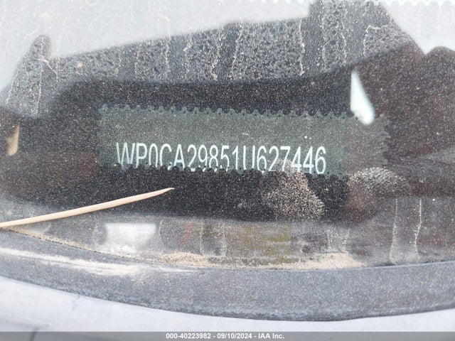 2001 PORSCHE BOXSTER WP0CA29851U627446 Photo 8