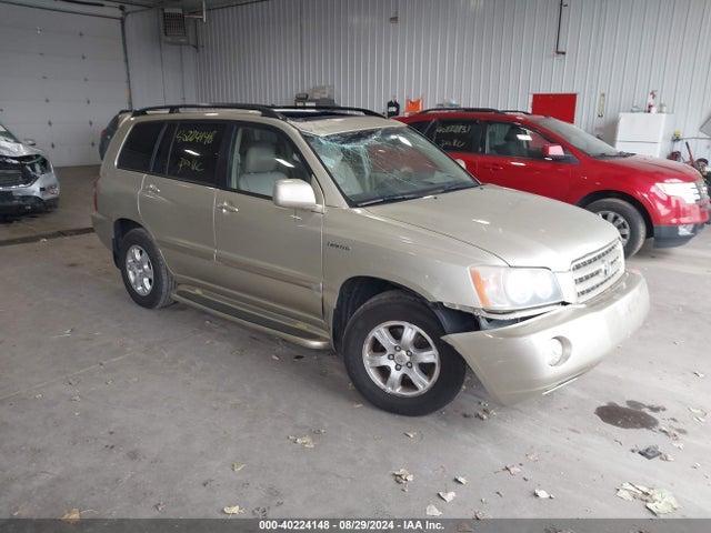 40224148 :رقم المزاد ، JTEGF21A430099163 vin ، 2003 Toyota Highlander Limited V6 مزاد بيع