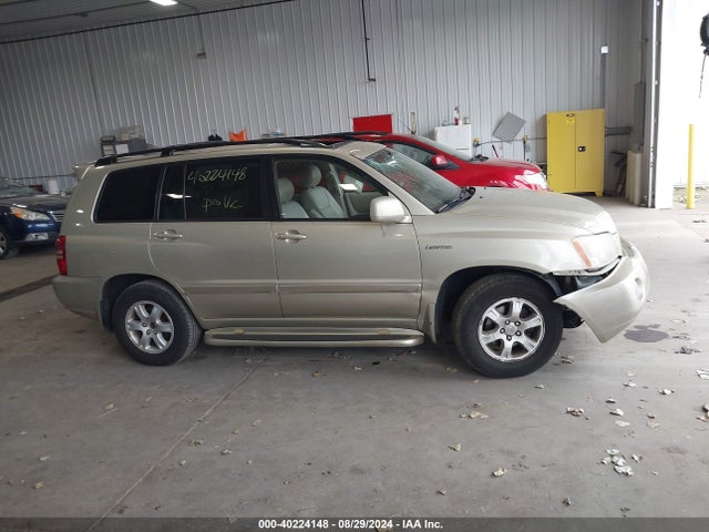 40224148 :رقم المزاد ، JTEGF21A430099163 vin ، 2003 Toyota Highlander Limited V6 مزاد بيع