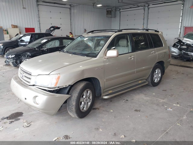 40224148 :رقم المزاد ، JTEGF21A430099163 vin ، 2003 Toyota Highlander Limited V6 مزاد بيع