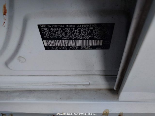 JTHBA1D27J5075580 Lexus IS 300
