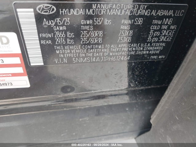Hyundai Santa Fe Se 2023 5NMS14AJ1PH612464 Image 9