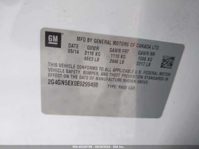 2G4GN5EX0E9299498 Buick Regal Turbo/e-assist Premium I