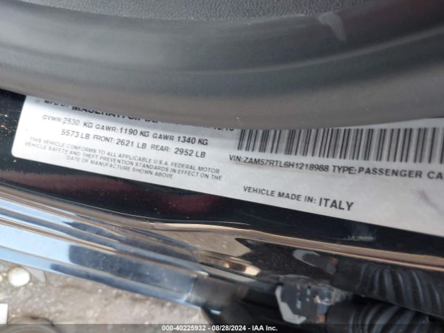 ZAM57RTL6H1218988 Maserati Ghibli S Q4