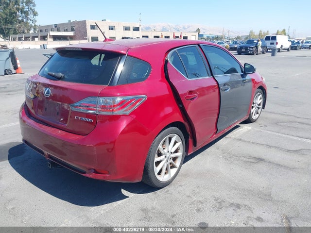 Продажа на аукционе авто 2012 Lexus Ct 200h Premium, vin: JTHKD5BH7C2067490, номер лота: 40226219