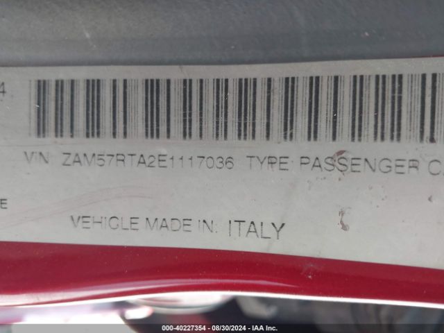 ZAM57RTA2E1117036 Maserati Ghibli S Q4