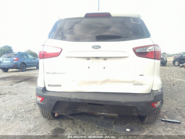 MAJ6S3GLXKC277008 Ford Ecosport Se