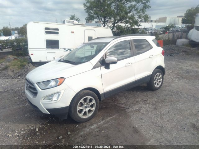 MAJ6S3GLXKC277008 Ford Ecosport Se