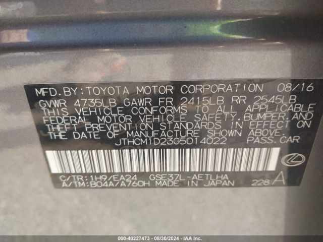 JTHCM1D23G5014022 Lexus IS 300
