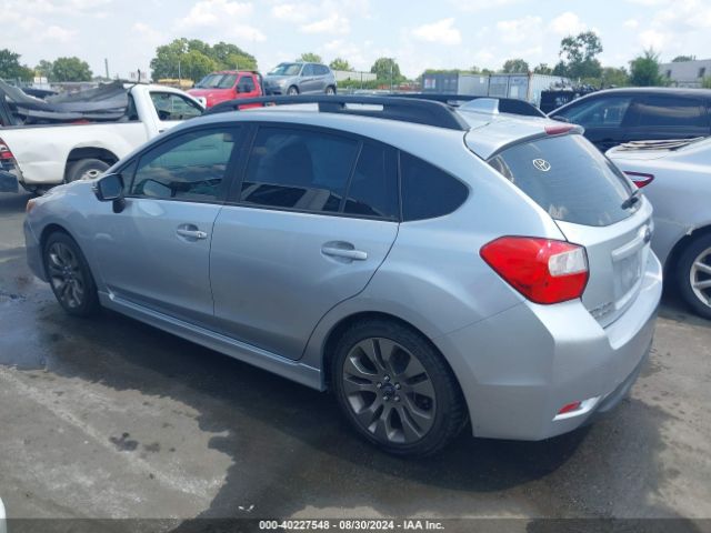 JF1GPAU65GH297587 Subaru Impreza 2.0i Sport Limited