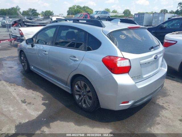 JF1GPAU65GH297587 Subaru Impreza 2.0i Sport Limited