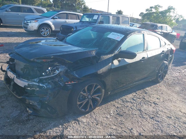 Honda Civic Sport 2019 2HGFC2F84KH597227 Image 2