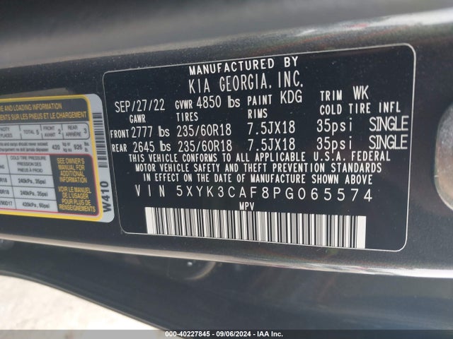 KIA Sportage Ex 2023 5XYK3CAF8PG065574 Image 9
