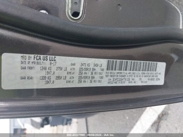 3C4PDCGG9HT701335 Dodge Journey Crossroad Plus
