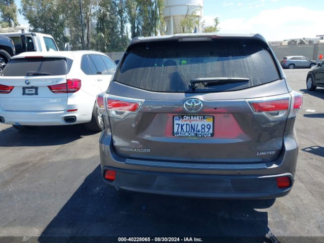 5TDYKRFH6FS070770 Toyota Highlander Limited V6