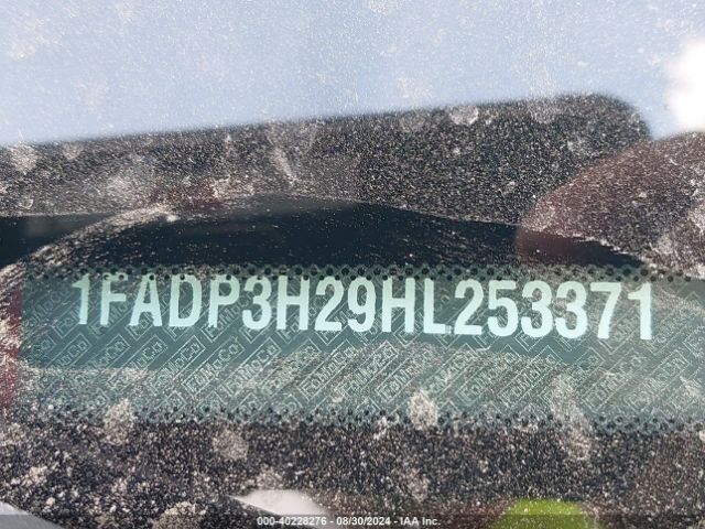 1FADP3H29HL253371 Ford FOCUS SEL