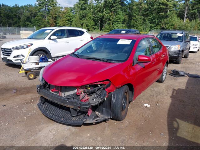 2T1BURHE9FC394453 Toyota COROLLA LE