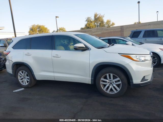 5TDZARFH5GS022492 Toyota Highlander Le